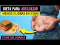 Dieta para bajar de peso RÁPIDO | menos 3 libras en 3 días | Nayla Vlogs