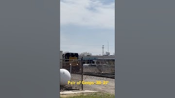 CSX 2003 with Nice K5LA Horn Leads Y106-17 into Wyoming Yard
