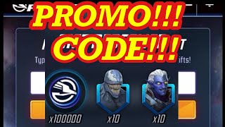 NEW PROMO CODE! FREE RIOT SHARDS! GOOD FOR A WEEK!!! CODE: EARTHSMIGHTIESTDAY Marvel Strike Force