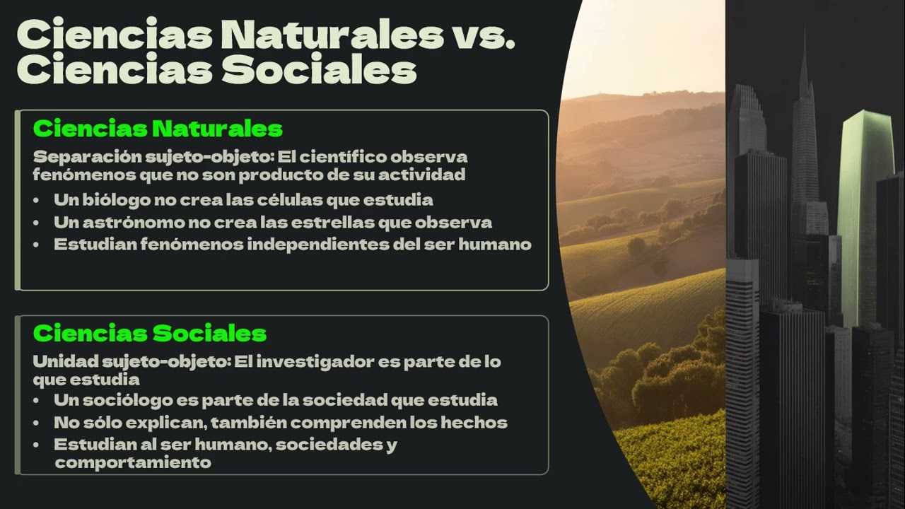 5° Semestre | SOC1 | Las Ciencias Naturales