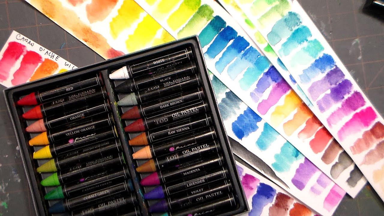 Review & Comparison of NEW Prima Oil Pastels! – The Frugal Crafter