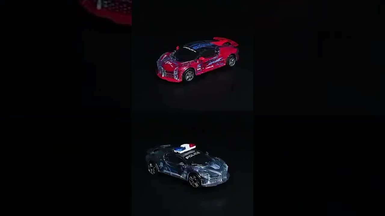 Cool Universal Wheel Toy Car with Sound Electric Car Inertial Toy Sports Car Glowing Car   Children