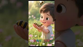 🔥儿歌动画视频《毛毛虫》每只毛毛虫，长大了都是可爱的蝴蝶哦~ #0到6岁早教儿歌 #儿歌100首最火 #宝宝儿歌