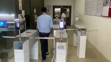 Tripod Turnstile With Face Recognition Device Integration