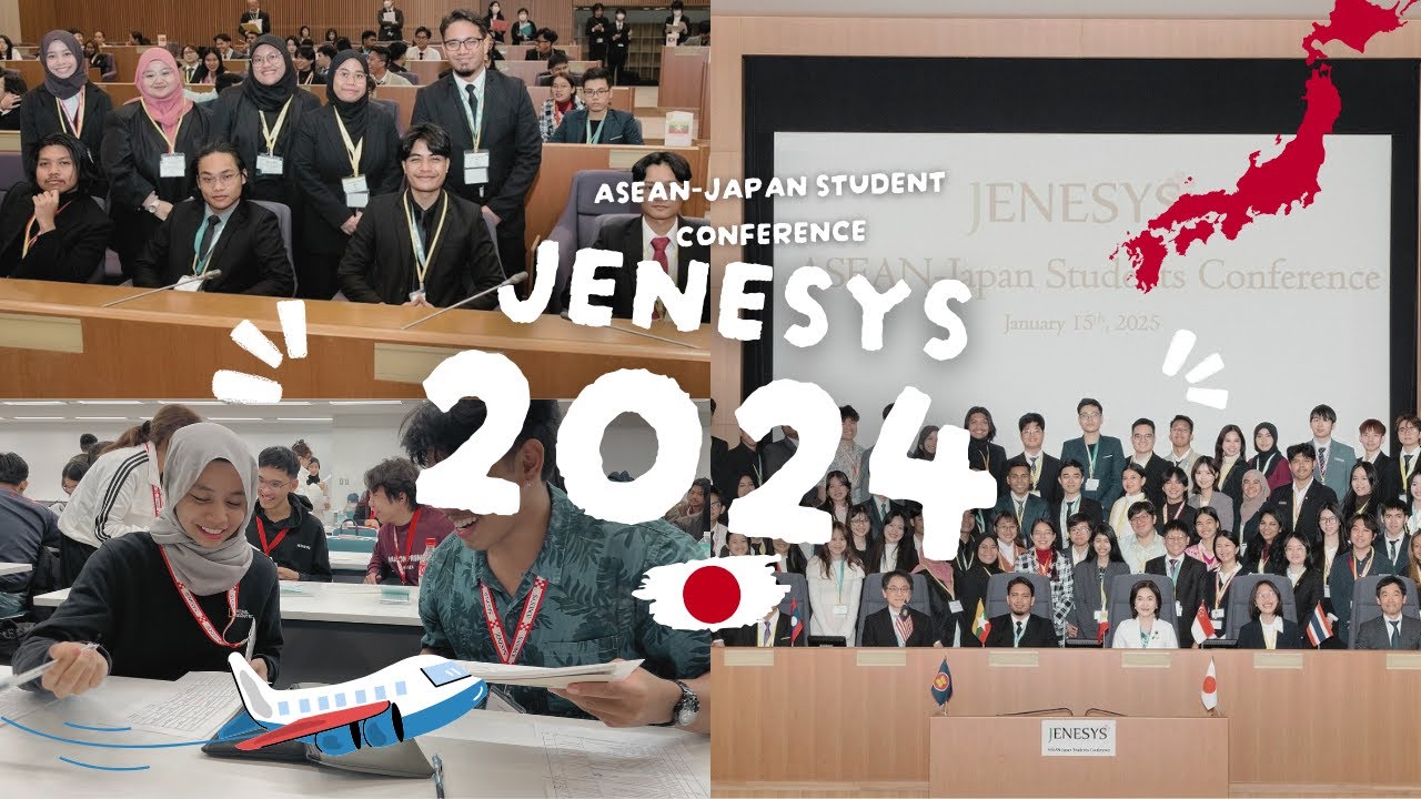 🇲🇾 ⁀જ✈︎ 🇯🇵 JENESYS 2024 ASEAN-JAPAN STUDENT CONFERENCE pt.1