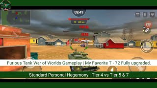 Furious Tank War of Worlds Gameplay Tier4 VS Tier5&7 🏷️tankgames 🏷️android 🏷️ios 🏷️games 🏷️trending screenshot 5