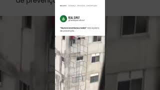 Trabalho em altura sem EPI. Falta de isolamento. Pressa. Improviso. Silêncio da liderança.