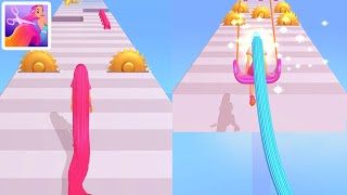 Hair Rush Video Walkthrough | Tutorial Gameplay iOS, Android Updated Max Level | Hire Games Level 43 screenshot 5