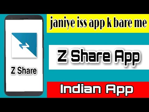 How To Use| Z Share App| File Sharing App| Full Review| Hindi - YouTube