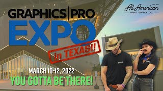 Graphics Pro Expo GPX Irving, TX Tradeshow 2022 | AA Print Supply