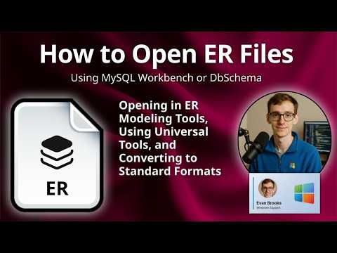 How to Open ER Files (Entity Relationship Database Model)