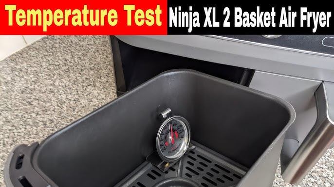 Ninja air fryer infrared thermometer test heating element even heat distribution