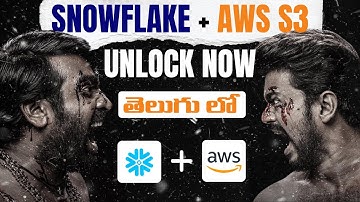 Unlock Snowflake + AWS S3 Now! | Snowflake Tutorials Telugu | Brolly Academy