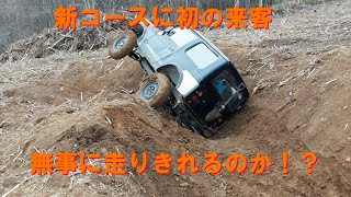 ジムニーが走るよ。ＪＡ１１　今年コース初走行　 ＪＢ２３　ＪＡ２２