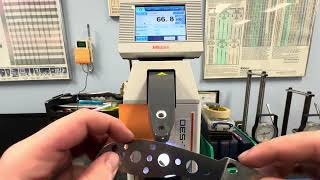 Spyderco Mule Team CPM-RexT15 Rockwell Hardness Test! 66.9 HRC!