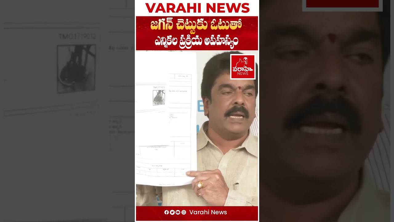 జగన్ చెట్టుకు ఓటుతో ఎన్నికల ప్రక్రియ అపహస్యం | tdp leader comments on fake votes | 