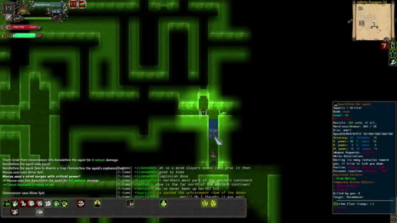 Tales of Maj'eyal Oozemancer Gameplay 1