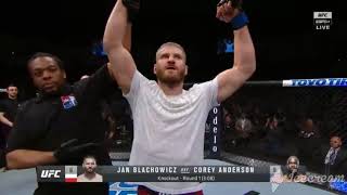 Jan Blachowicz Destroys Corey Anderson With 1St-Round Ko Highlight