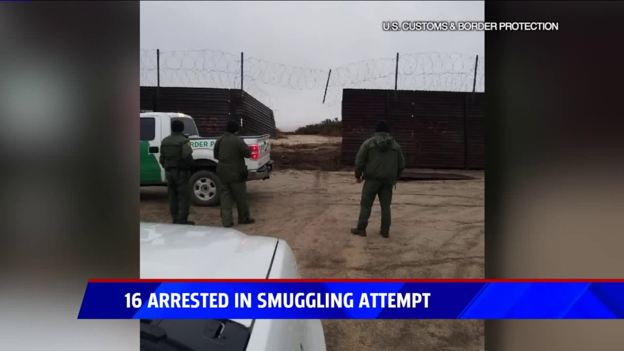 16 Arrested In Smuggling Attempt