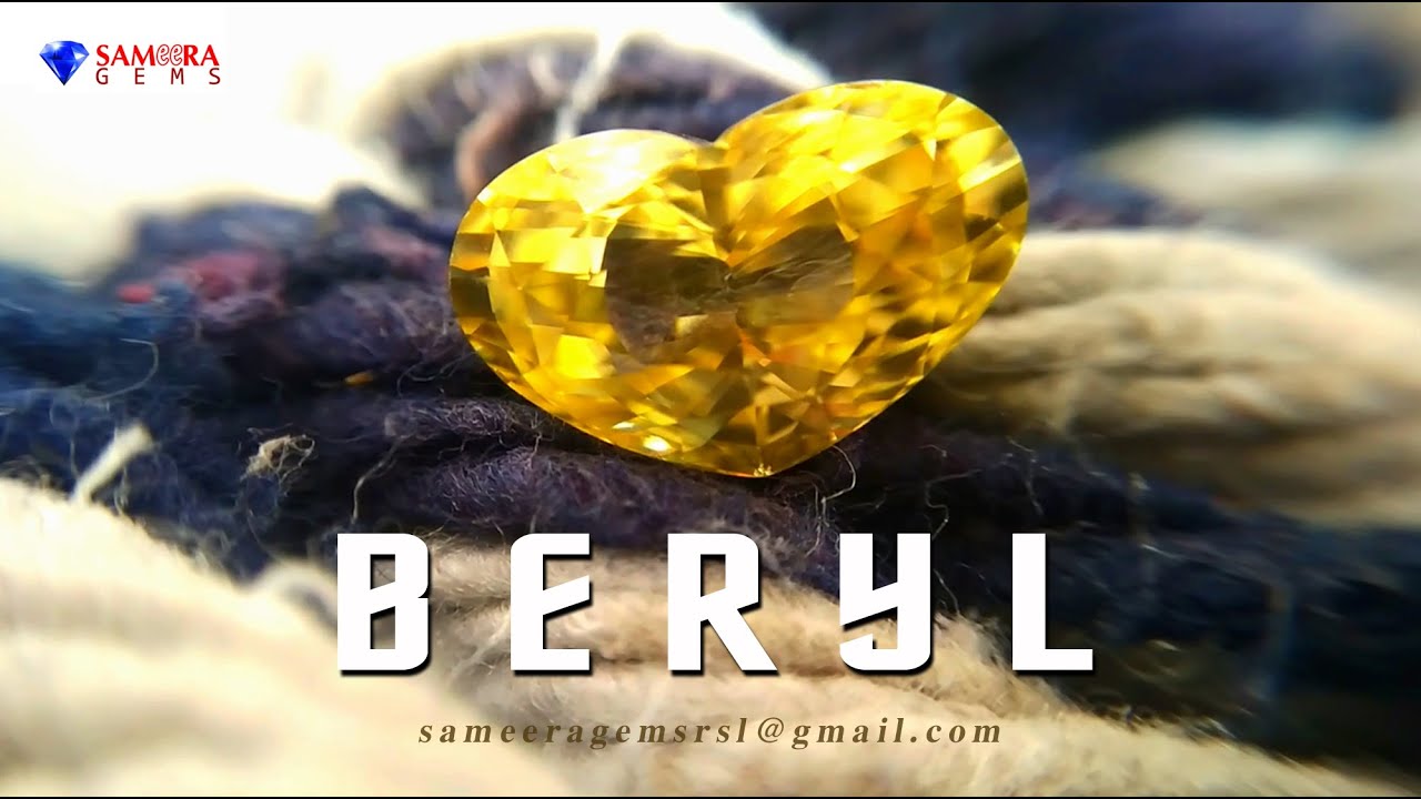 BERYL | YELLOW BERYL STONE | SAMEERA GEMS