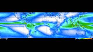 Annual Global Rainfall Time-lapse
