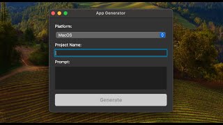 AppGenerator Demo (Code-Generation LLM Agent)