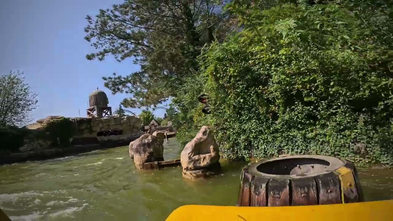 Gold River - Walibi Rhône Alpes - on ride POV