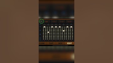 (iPhone app) iOS FunkBox drum baseline drives synth via MIDI