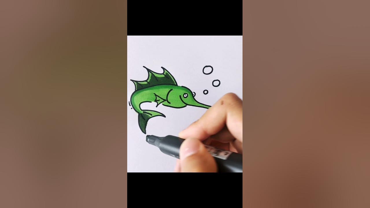 Cómo dibujar salmón/How to draw salmon YouTube