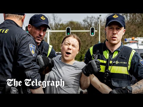 Police detain Greta Thunberg at climate demonstration in Netherlands