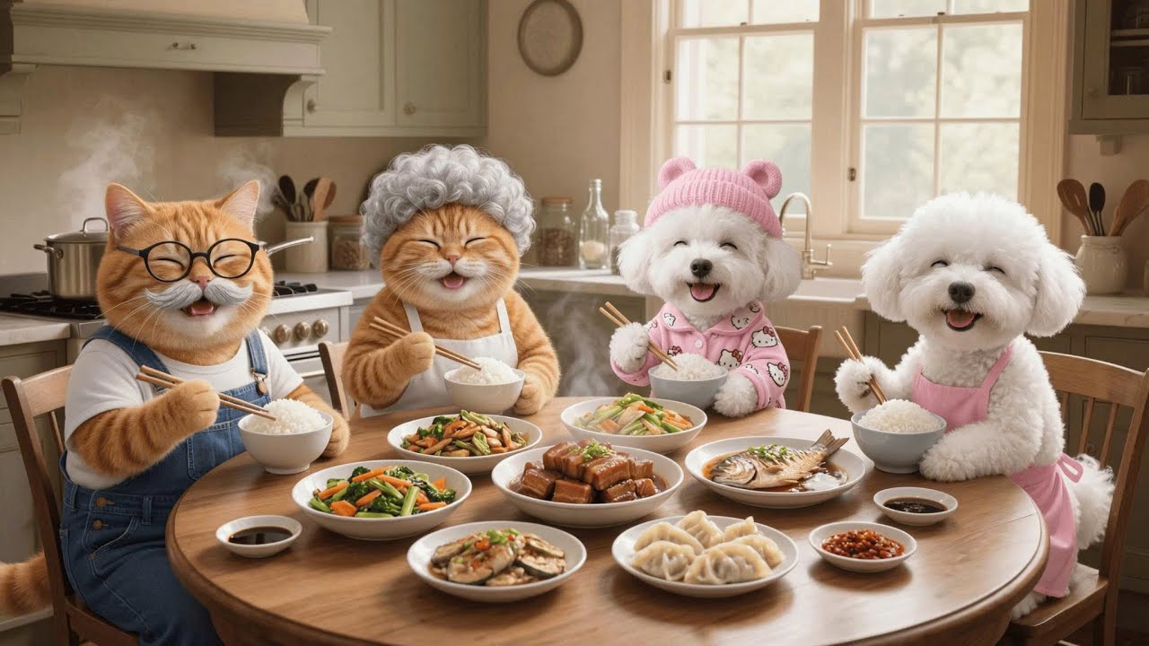 Pupper Refuses to Help Neighbors for New Year—Mama Dog Gently Teaches Him to Care for Others 🎊🐶