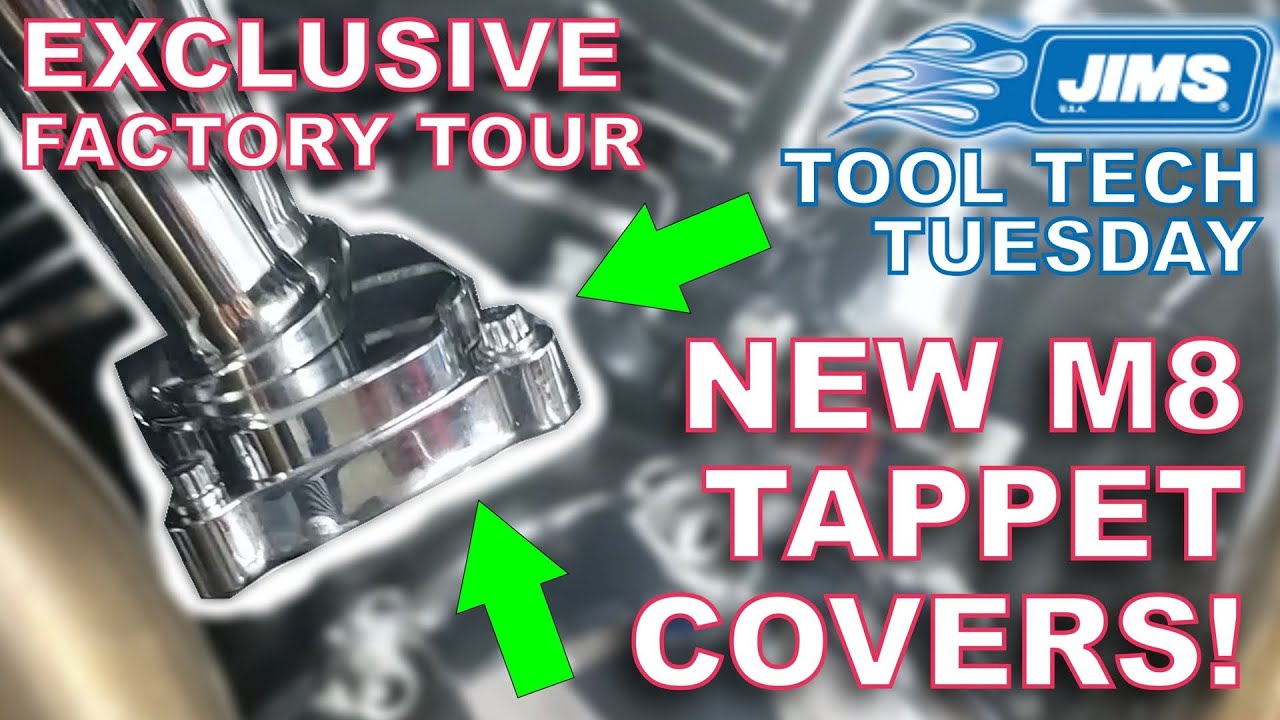 M8 Pushrod Covers *NEW TAPPET COVERS* JIMS *NEW PRODUCTS* Kevin