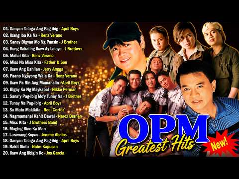 J Brothers, April Boy, Renz Verano, Men Oppos 🍁 Tagalog Love Songs Medley of All Time #medley