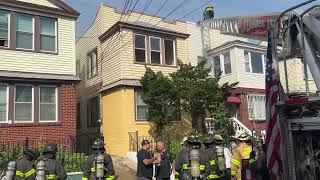 *HEAVY SMOKE CONDITIONS* FDNY Queens ALL HANDS Box 5272 Fire in the Basement of a Private Dwelling 