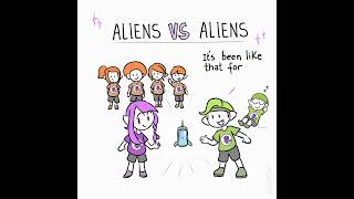 Tricolor battle on Team Aliens (Splatoon 3)
Too many mirror battles there.
Splatoon 3/ Splatfest
Team Nessie vs Aliens vs Big foot
Nintendo Switch
Comic: me Tricolor battle on Team Aliens (Splatoon 3)