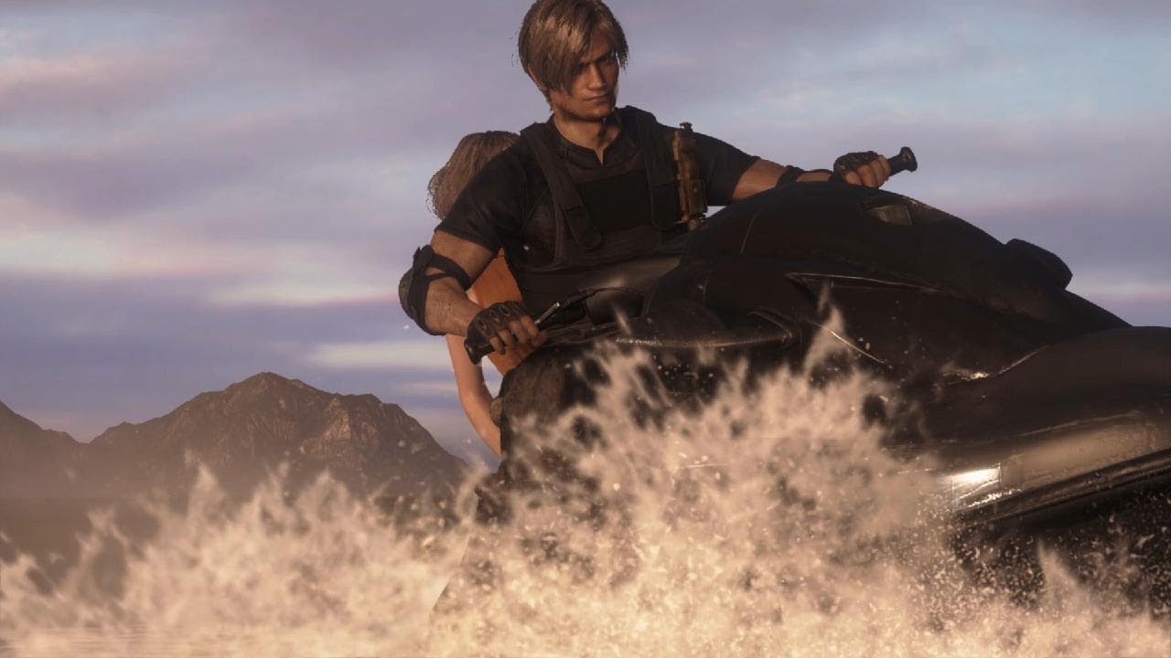 Resident Evil 4 Remake - Jet Ski Scene + Ending (4K 60FPS)