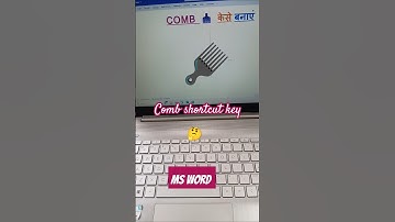 Comb 🪮 Ms Word Shortcut Tricks #shorts #virlshort #computer #tranding #tricks