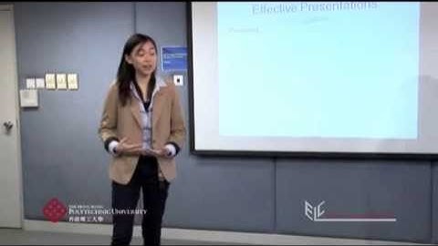 Effective Presentations Signposting (IEEE / Vancouver)