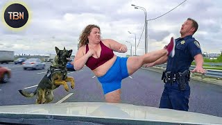 Moments Of Instant Karma Caught On Camera #238 | When People MESSED with the Wrong Cops.