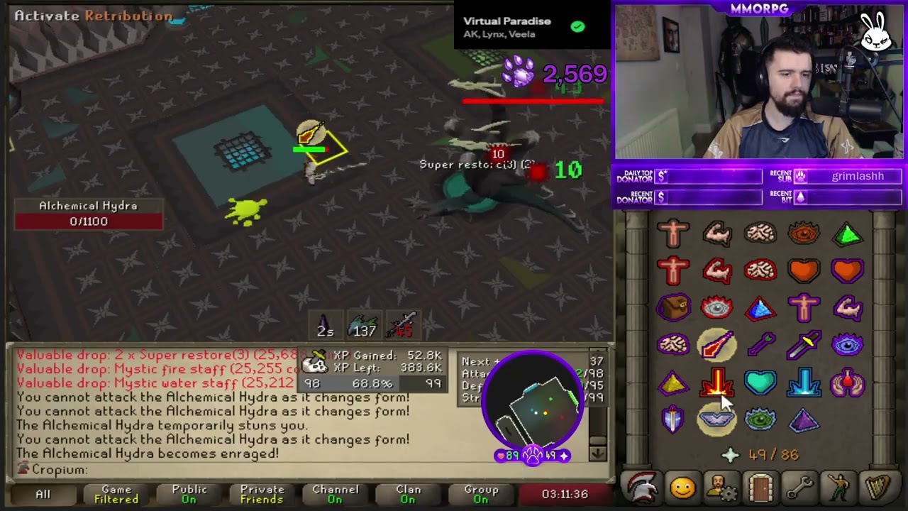 [OSRS CLIP] Hydra Leather (#5) - 1715kc - mmorpg