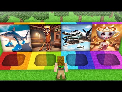NE CHOISISSEZ PAS LE MAUVAIS TROU SECRET SUR MINECRAFT ! Tung Tung Sahur, Tralalero Tralala !