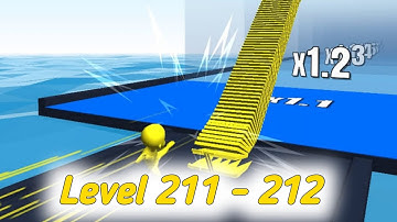 Stack Colors - Gameplay ( Level 211 -  212) walkthrough