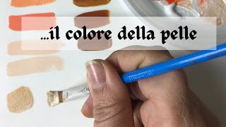Come creare il colore della pelle &quot; chiara- media -scura &quot; in pittura