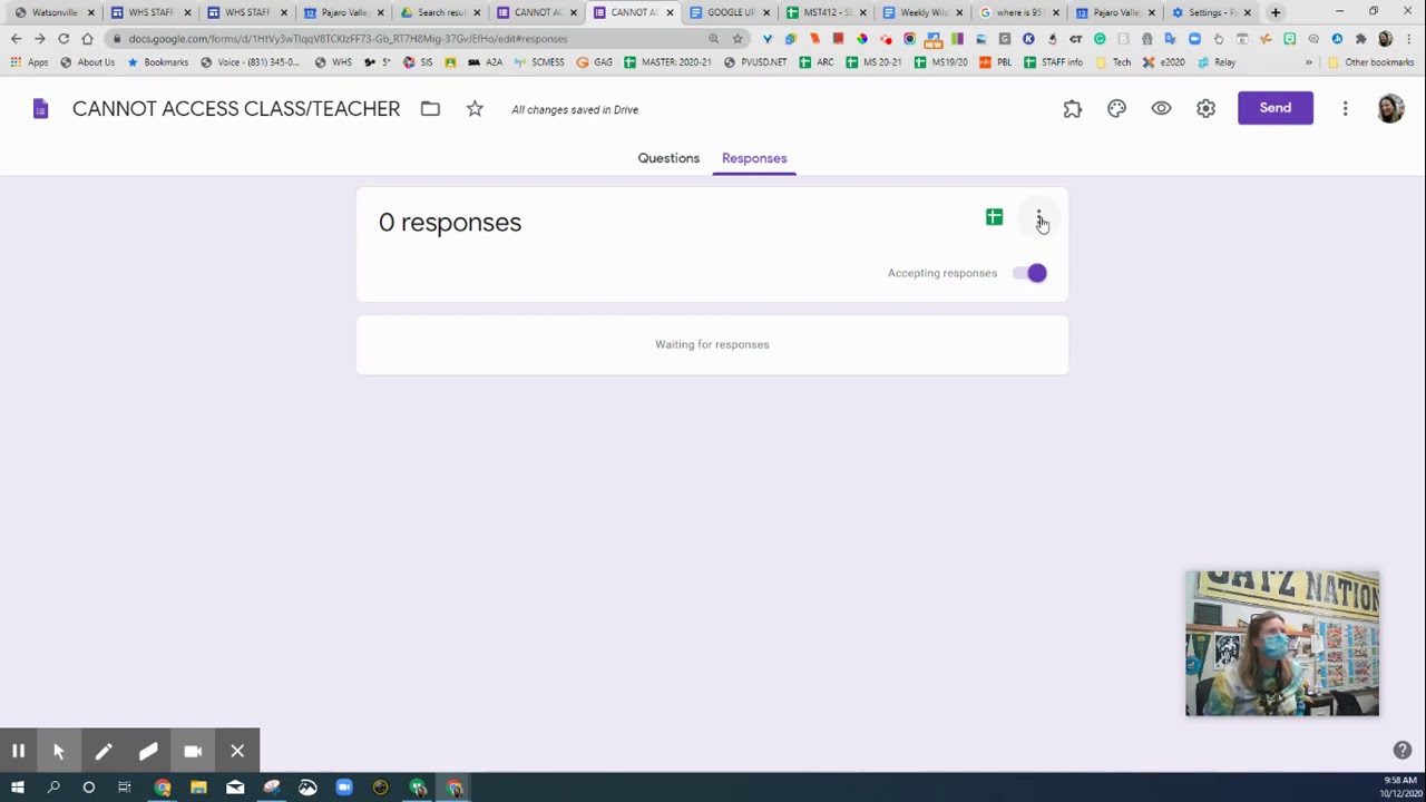 Form notifications youtube