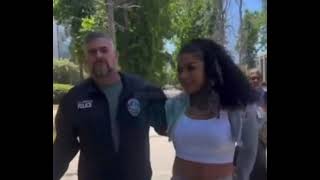 Celebrity Chrisean Rock Arrested After Going To Court To See Blueface 😱#chrisean #blueface #shorts Wealth