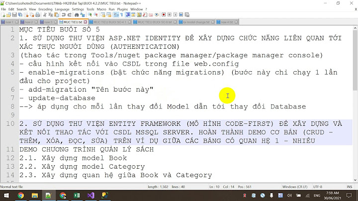 Hướng dẫn asp.net mvc identity entityframework