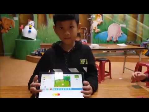 龍埔國小－應O成－Scratch + micro:bit－摘橘子｜108學年學藝競賽 喵星人遊戲國
