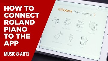 How To Connect Roland Digital Pianos to the Piano Partner 2 App
