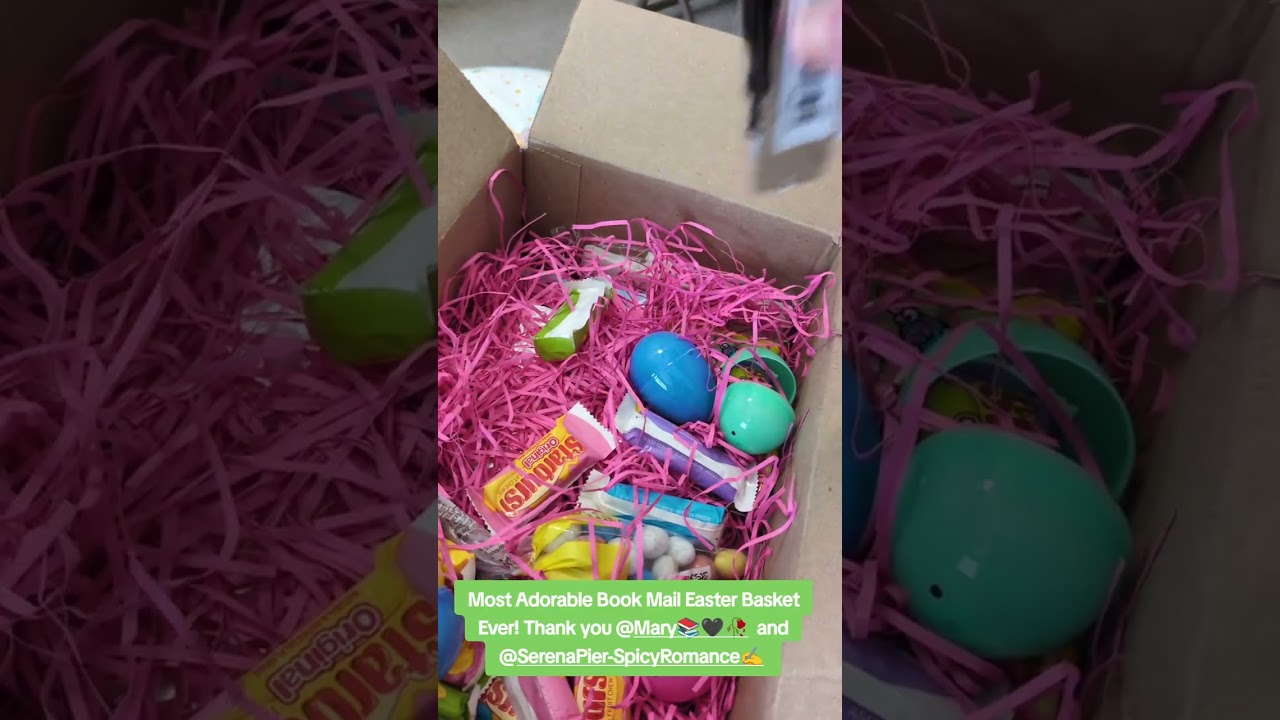 an Author Book mail Easter Basket 🧺