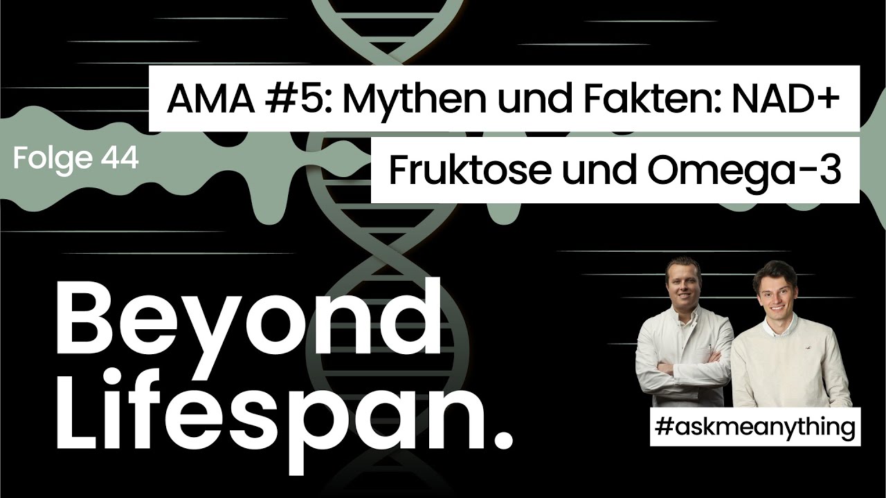 Cover der Episode „AMA #5: Mythen und Fakten: NAD+, Fruktose und die Rolle von Omega-3"
